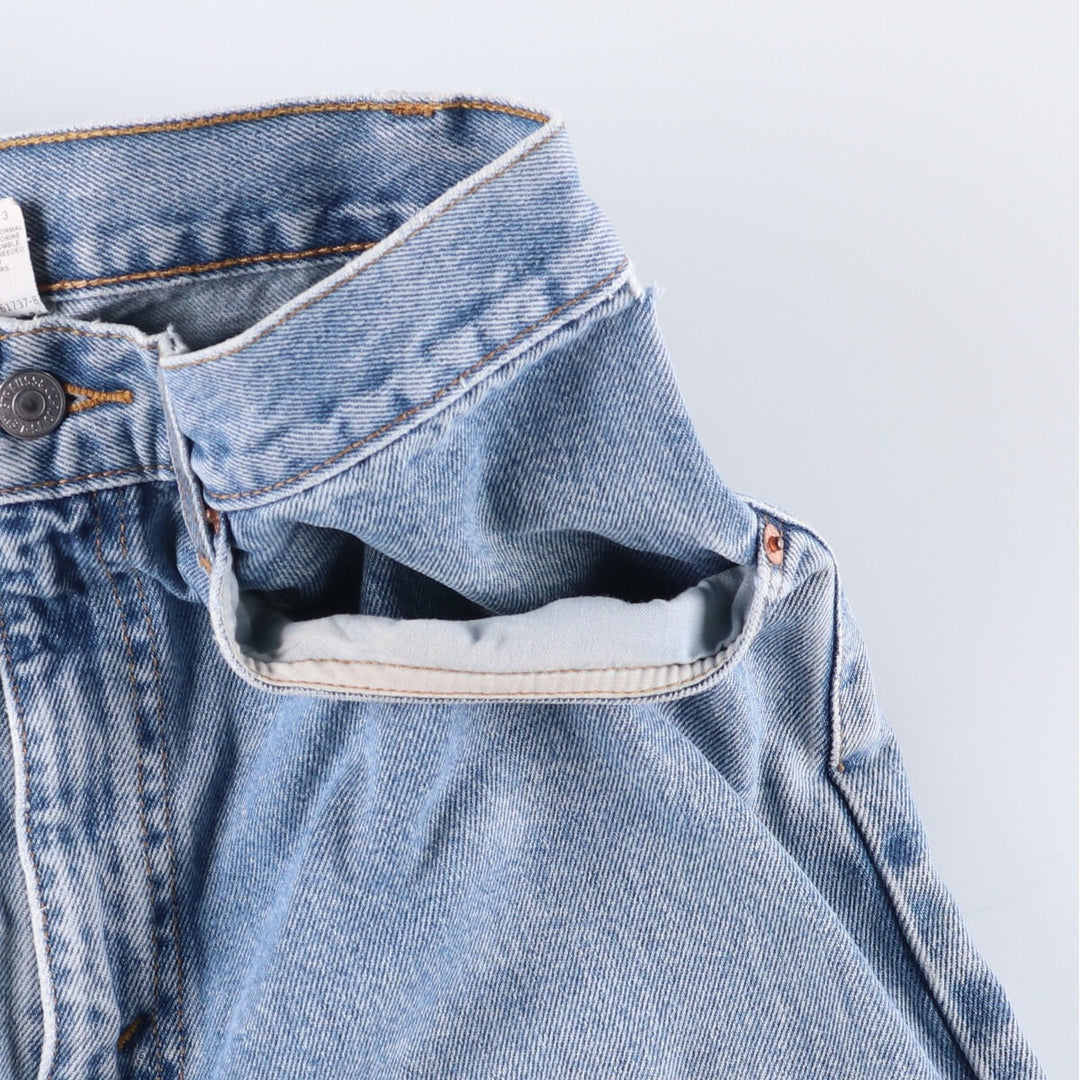 00'S Levi's 505 REGULAR FIT STRAIGHT LEG tapered denim pants for men, W30 equivalent cotton blue type Vintage Second Hand