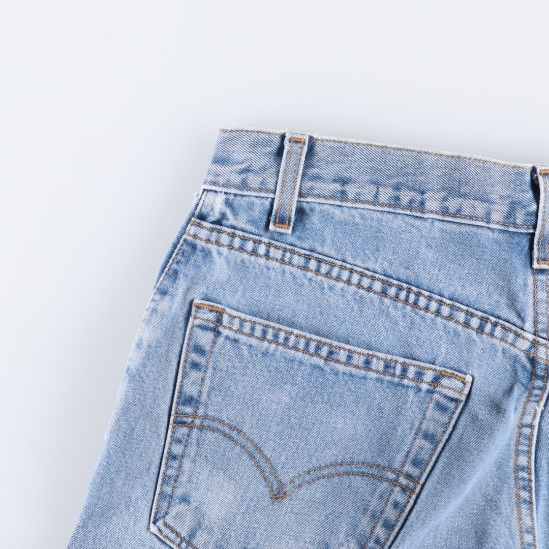 00'S Levi's 505 REGULAR FIT STRAIGHT LEG tapered denim pants for men, W30 equivalent cotton blue type Vintage Second Hand