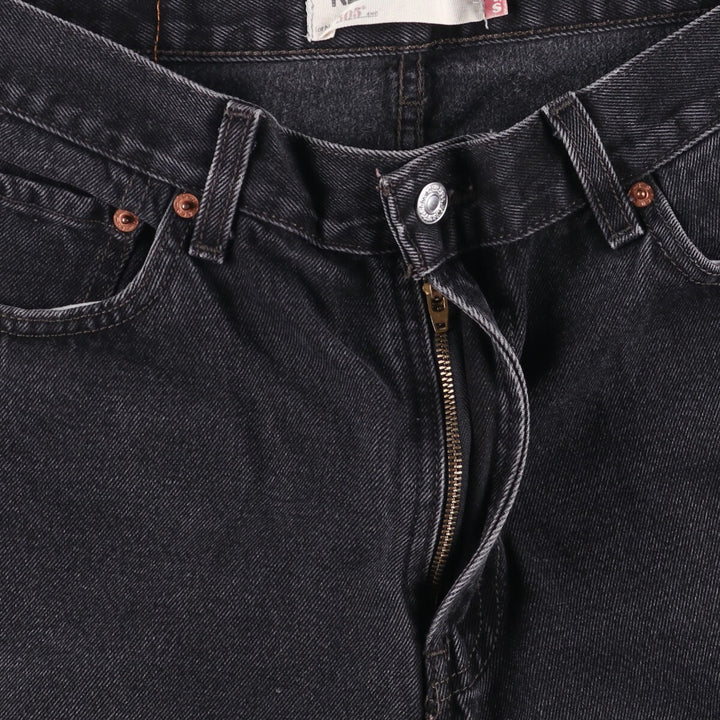 2000'S Levi's 505 Regular Fit Black Denim Tapered Denim Pants, Men's Size 34 cotton black type Vintage Second Hand