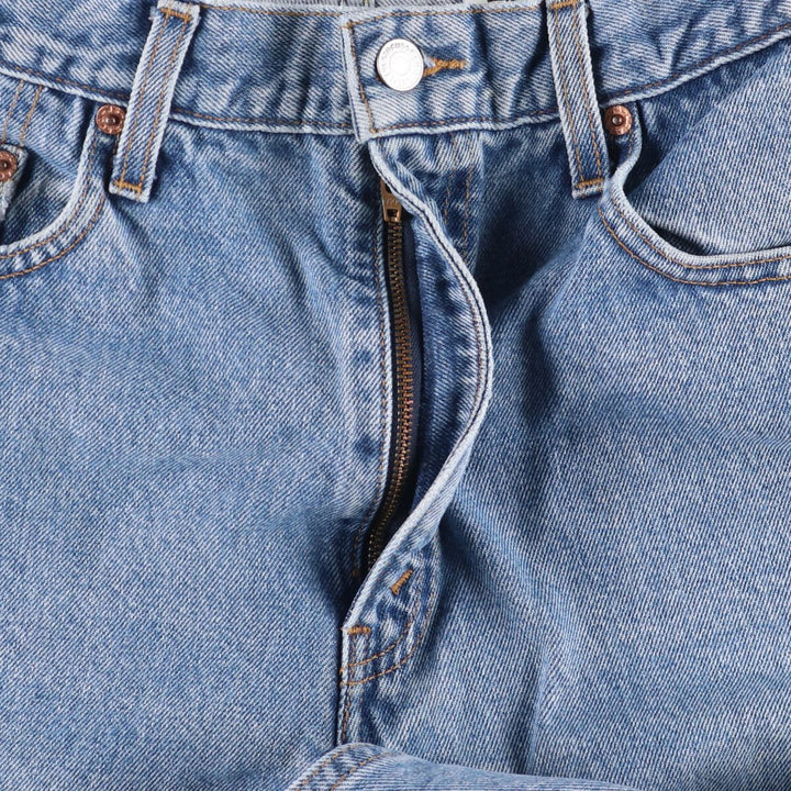 90'S Levi's 505 REGULAR FIT STRAIGHT LEG tapered denim pants for men, size W34, vintage cotton blue type Vintage Second Hand