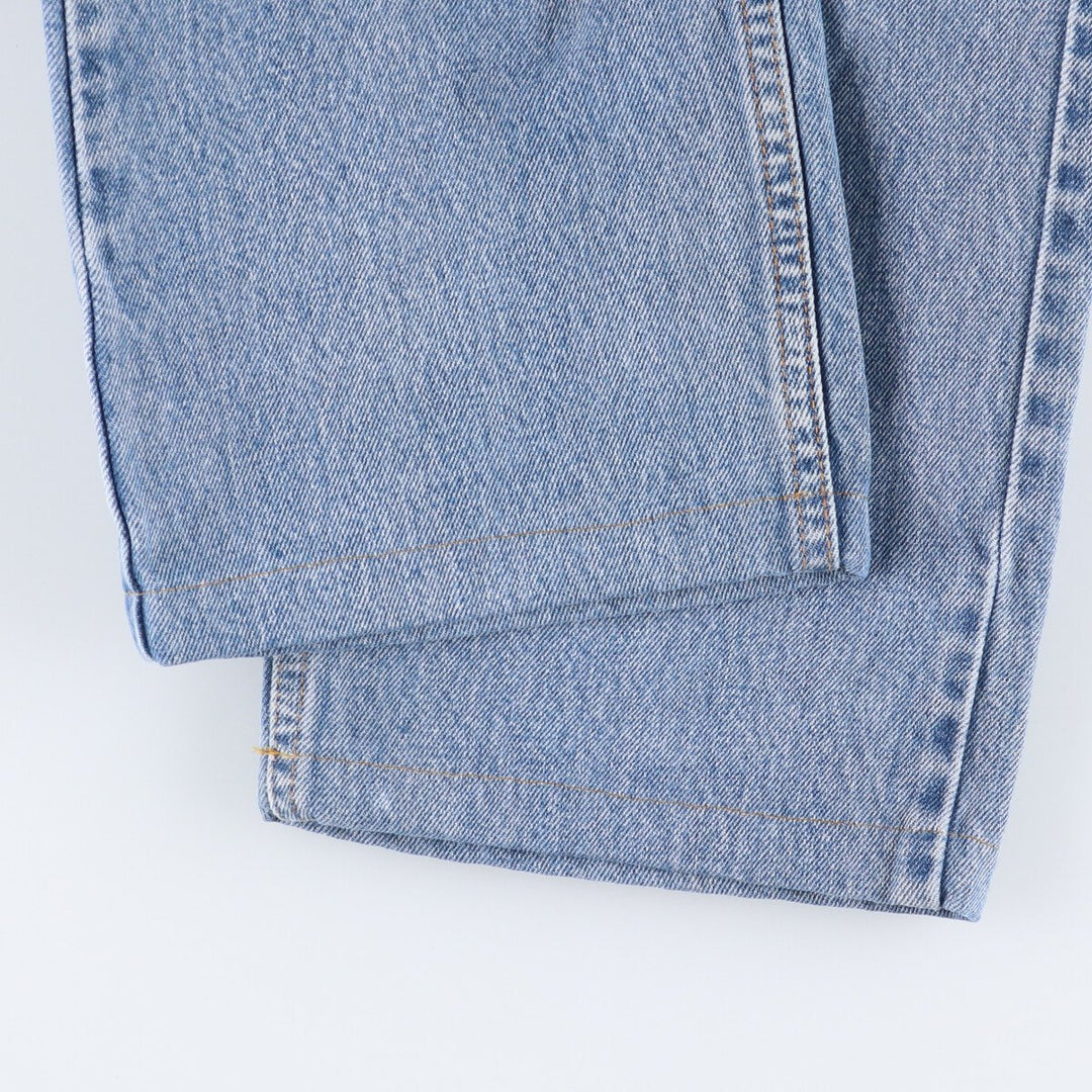 90'S Levi's 505 REGULAR FIT STRAIGHT LEG tapered denim pants for men, size W34, vintage cotton blue type Vintage Second Hand