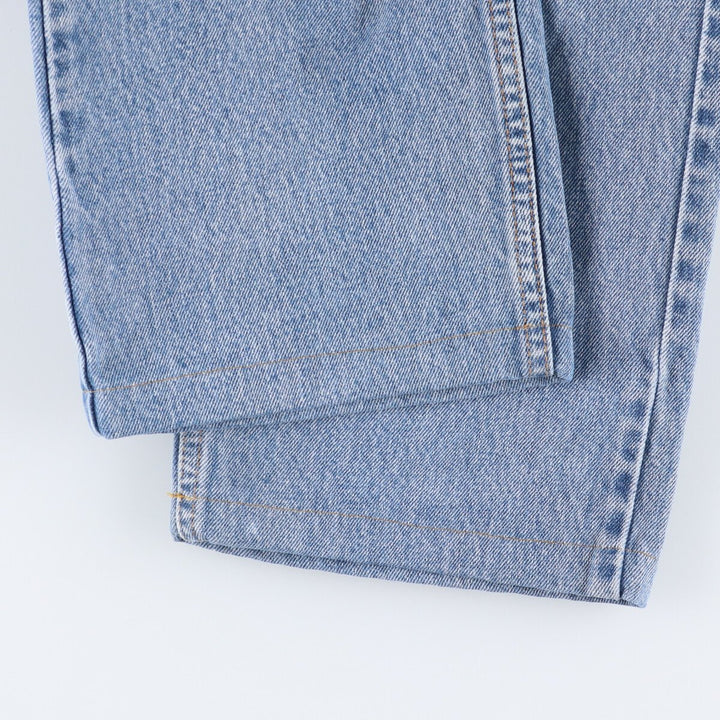 90'S Levi's 505 REGULAR FIT STRAIGHT LEG tapered denim pants for men, size W34, vintage cotton blue type Vintage Second Hand