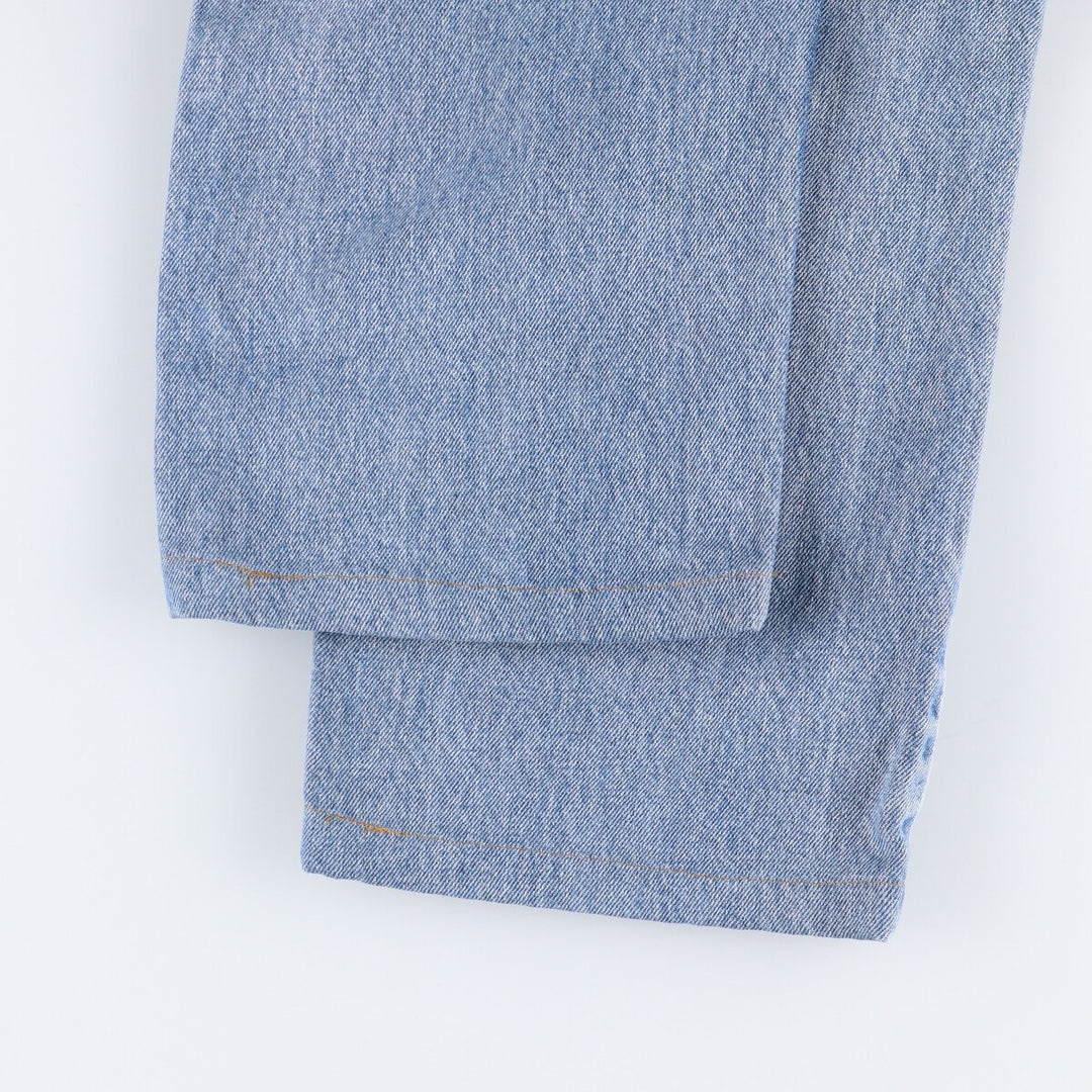 90'S Levi's 505 REGULAR FIT STRAIGHT LEG tapered denim pants for men, size W34, vintage cotton blue type Vintage Second Hand