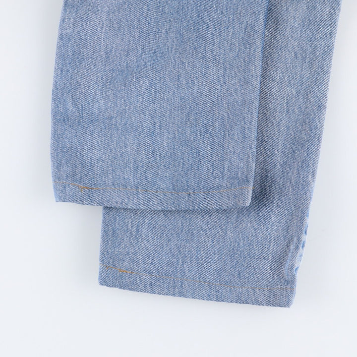 90'S Levi's 505 REGULAR FIT STRAIGHT LEG tapered denim pants for men, size W34, vintage cotton blue type Vintage Second Hand