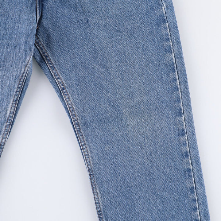 00'S Levi's 505 REGULAR FIT tapered denim pants for men, size w34 cotton blue type Vintage Second Hand