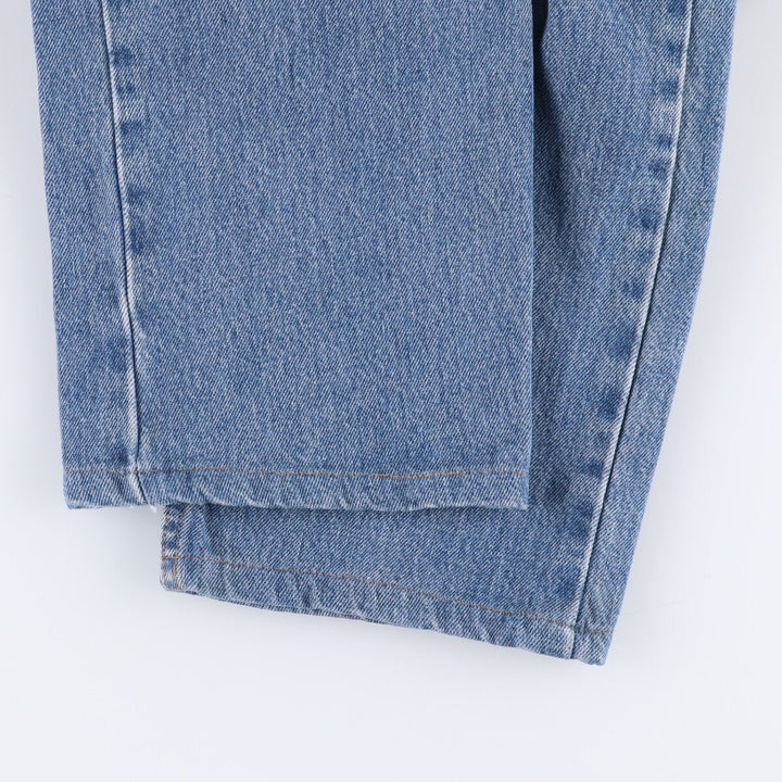 00'S Levi's 505 REGULAR FIT tapered denim pants for men, size w34 cotton blue type Vintage Second Hand