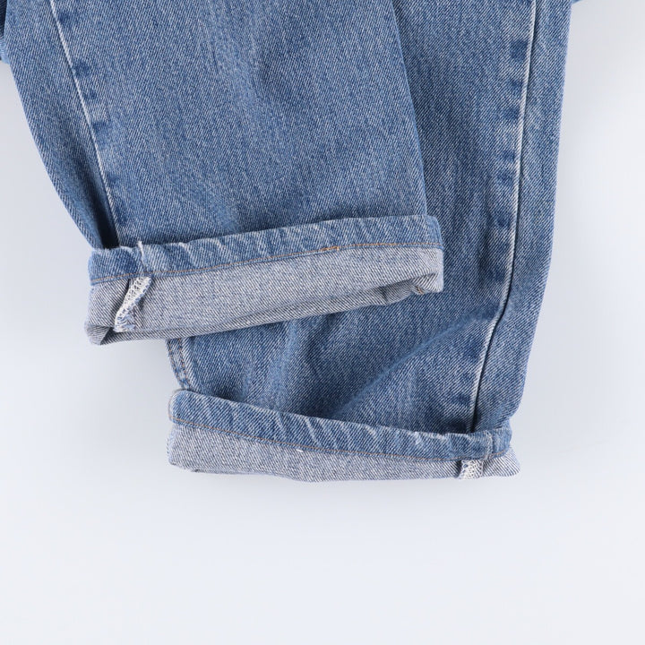 00'S Levi's 505 REGULAR FIT tapered denim pants for men, size w34 cotton blue type Vintage Second Hand