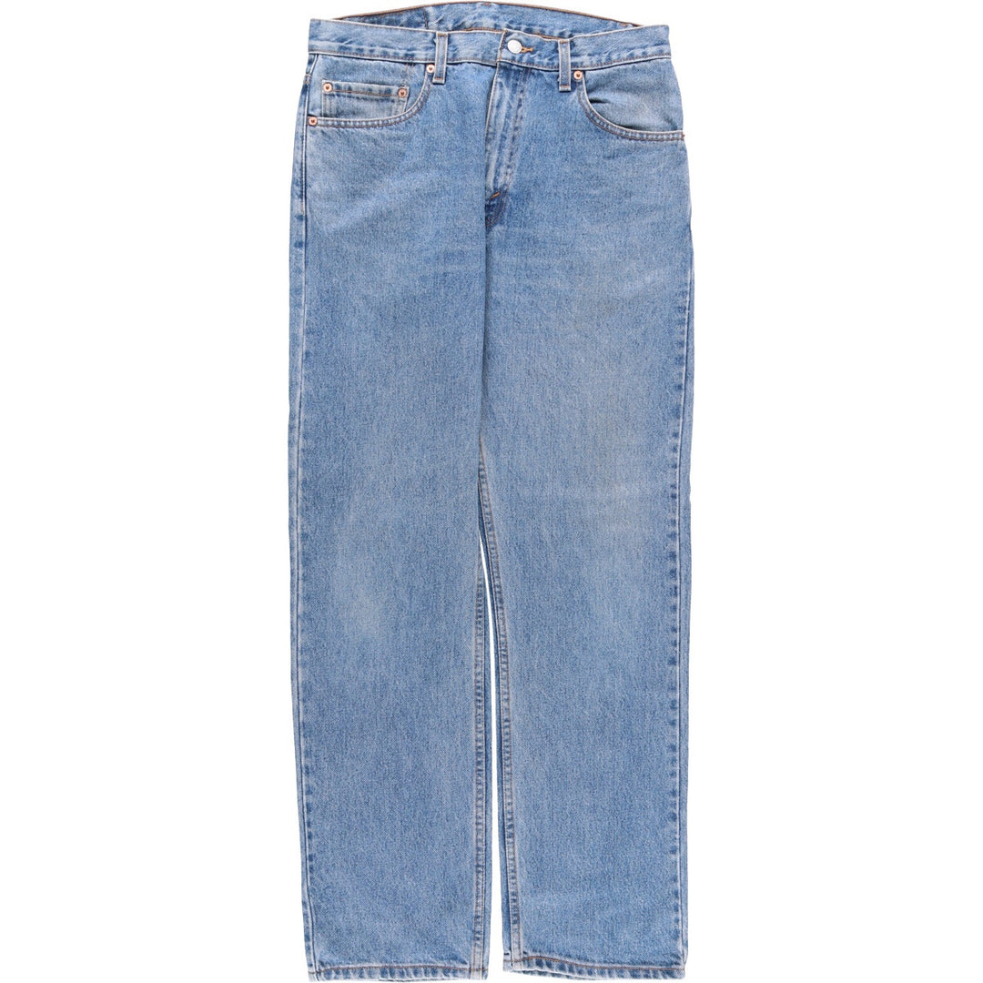 90'S Levi's 505 REGULAR FIT STRAIGHT LEG tapered denim pants for men, W33 equivalent, vintage cotton blue type Vintage Second Hand