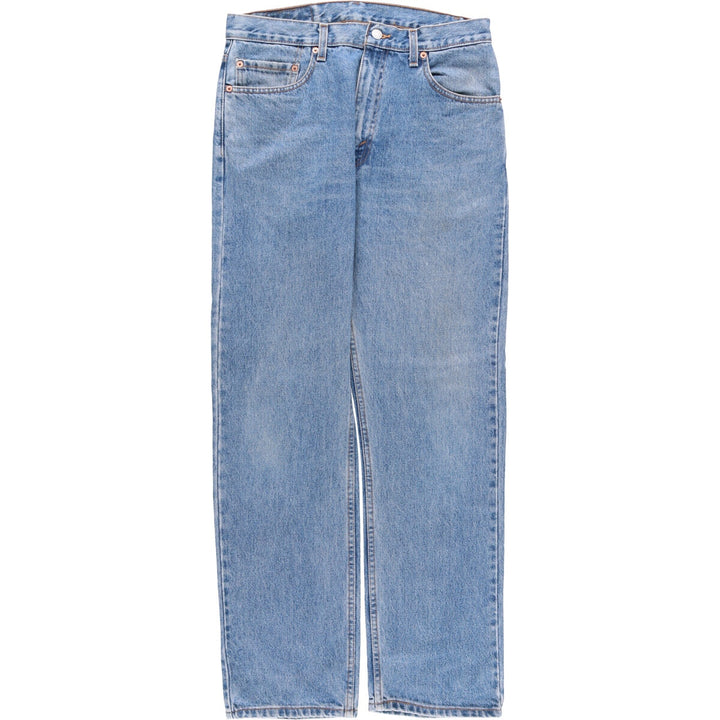 90'S Levi's 505 REGULAR FIT STRAIGHT LEG tapered denim pants for men, W33 equivalent, vintage cotton blue type Vintage Second Hand
