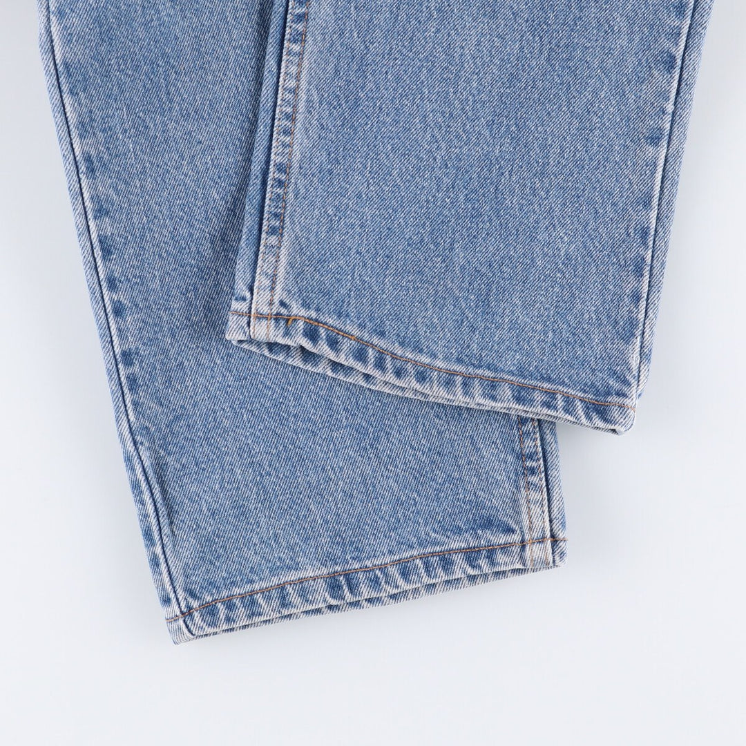 90'S Levi's 505 REGULAR FIT STRAIGHT LEG tapered denim pants for men, W33 equivalent, vintage cotton blue type Vintage Second Hand