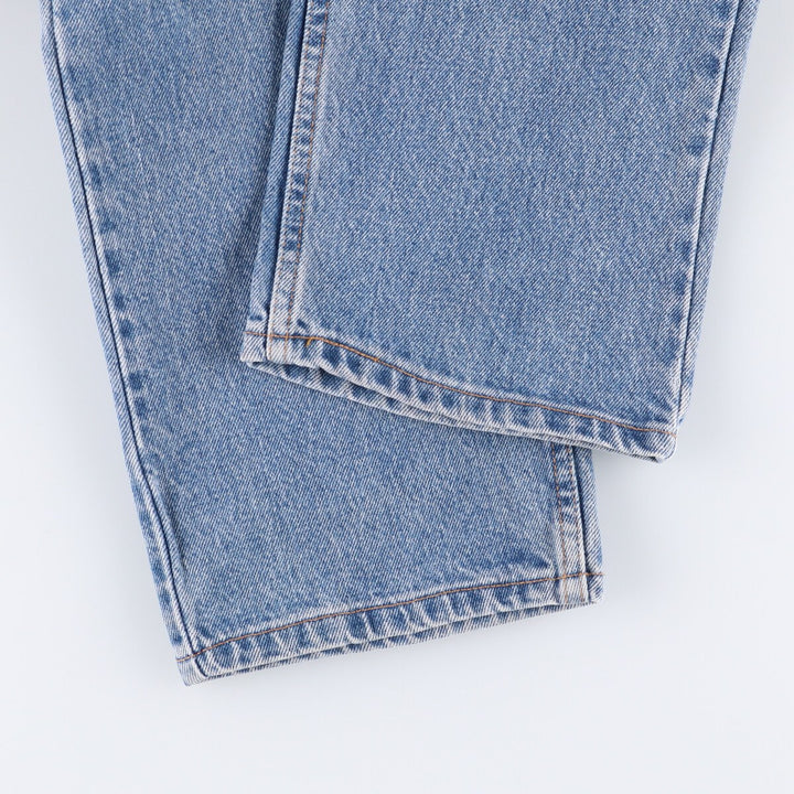90'S Levi's 505 REGULAR FIT STRAIGHT LEG tapered denim pants for men, W33 equivalent, vintage cotton blue type Vintage Second Hand
