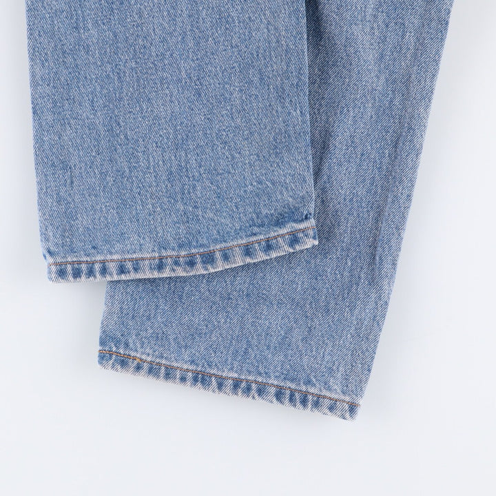 90'S Levi's 505 REGULAR FIT STRAIGHT LEG tapered denim pants for men, W33 equivalent, vintage cotton blue type Vintage Second Hand