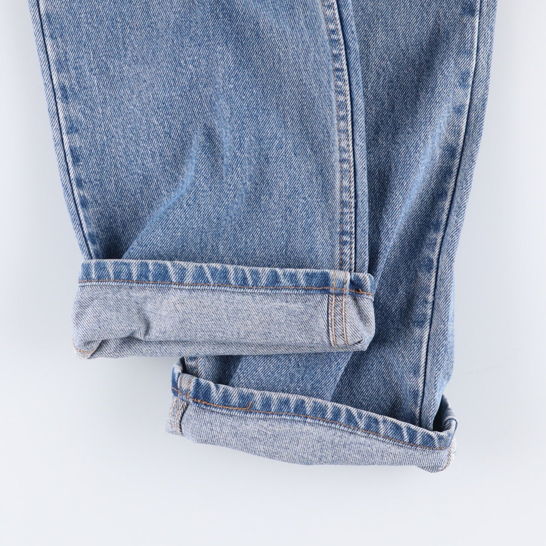 90'S Levi's 505 REGULAR FIT STRAIGHT LEG tapered denim pants for men, W33 equivalent, vintage cotton blue type Vintage Second Hand