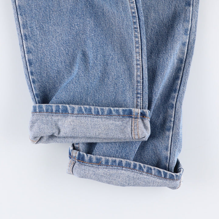 90'S Levi's 505 REGULAR FIT STRAIGHT LEG tapered denim pants for men, W33 equivalent, vintage cotton blue type Vintage Second Hand