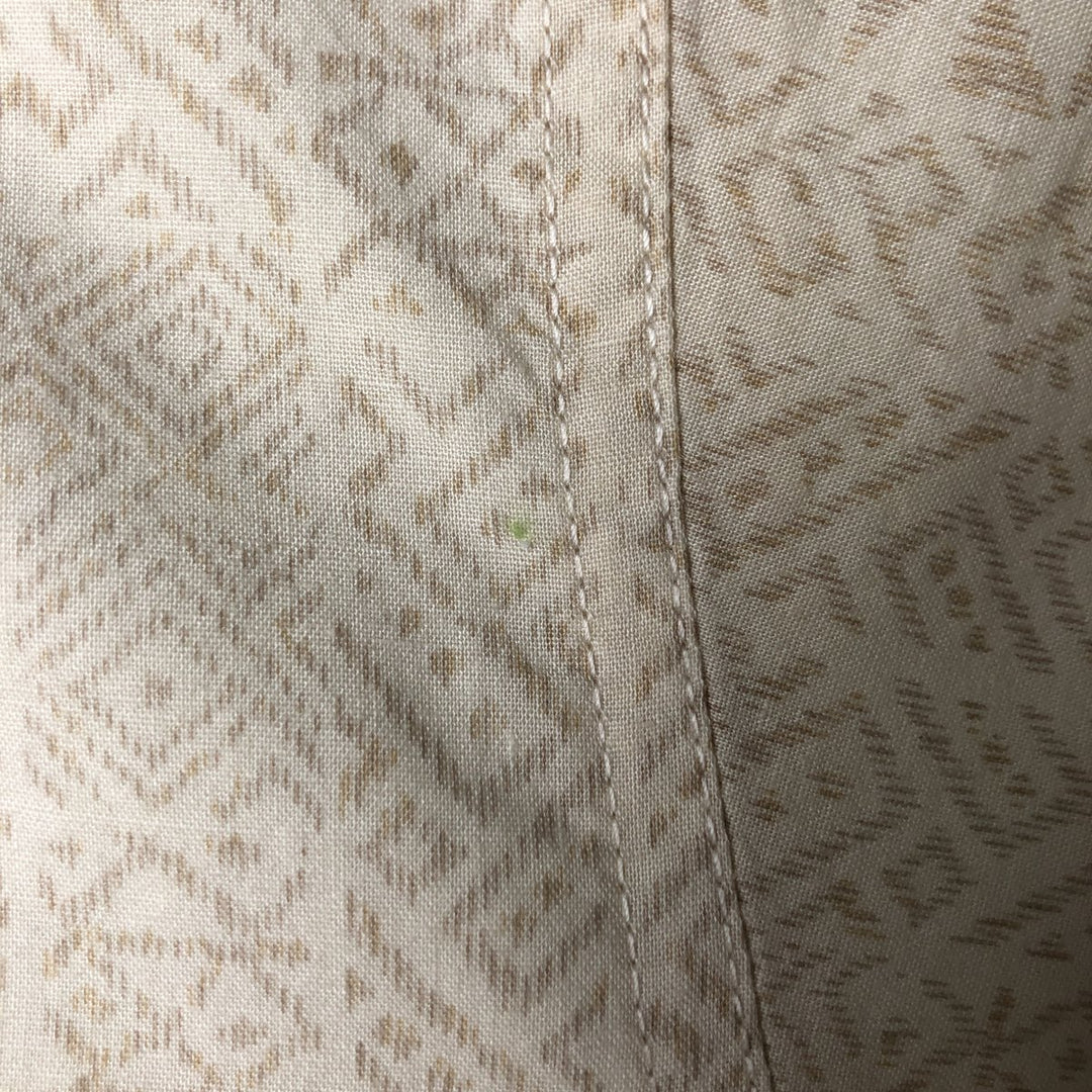 Vintage 90'S Ralph Lauren Chaps, Native American Pattern, short-sleeved button-down shirt, men's size XL cotton Beige type Vintage Second Hand