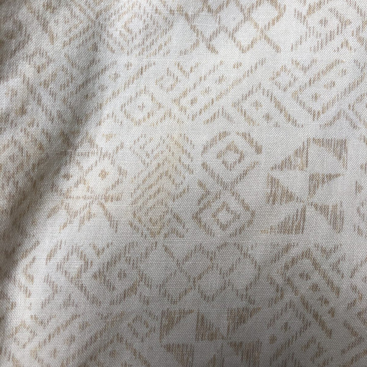 Vintage 90'S Ralph Lauren Chaps, Native American Pattern, short-sleeved button-down shirt, men's size XL cotton Beige type Vintage Second Hand