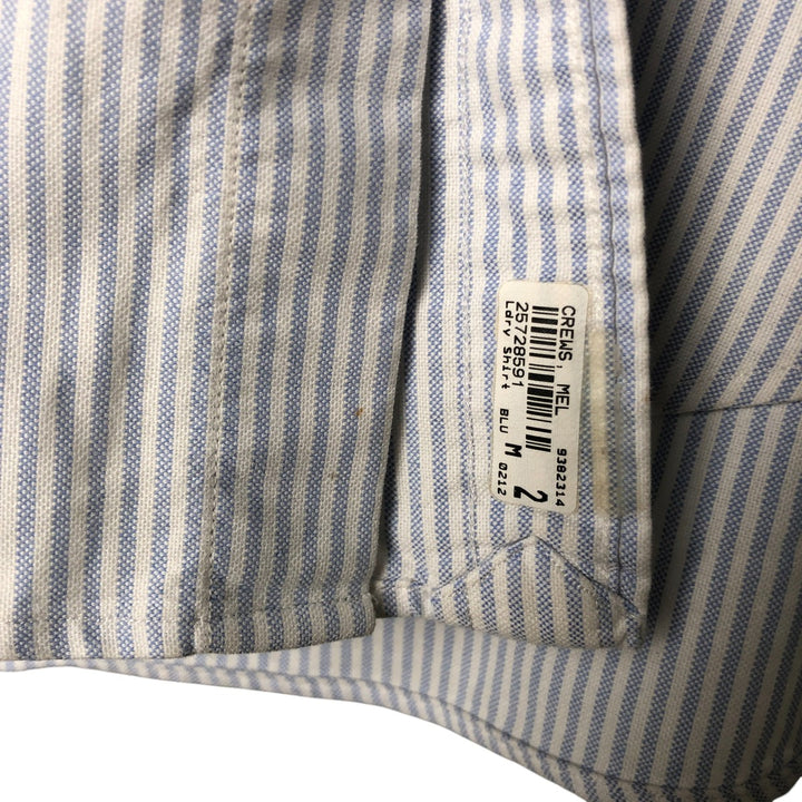 Ralph Lauren Classic Fit Long Sleeve Button-Down Striped Shirt, Women's Size Medium cotton white type Vintage Second Hand
