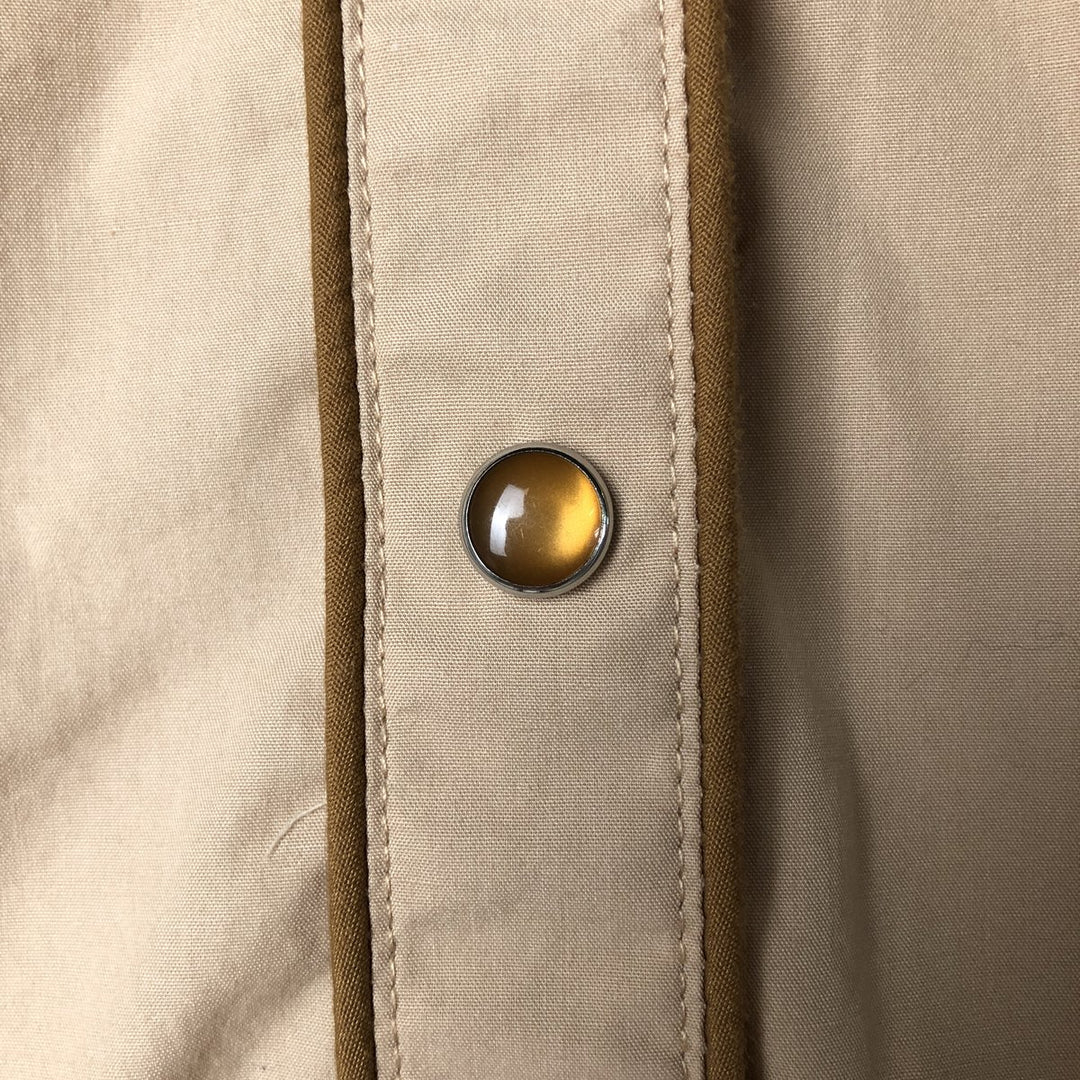 ACE OF DIAMOND Long Sleeve Western Shirt, Women's Size S cotton Beige type Vintage Second Hand