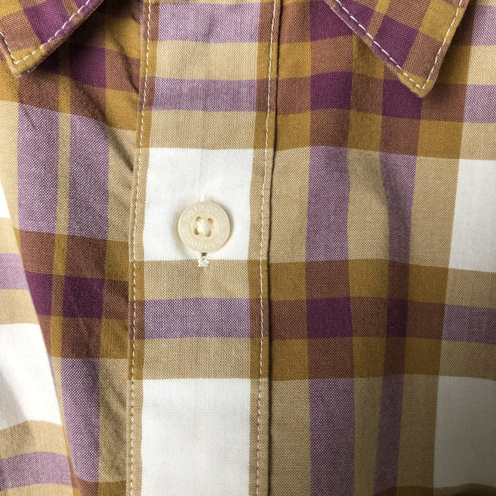 Patagonia Organic Cotton 5396SP13 Short Sleeve Cotton Check Shirt, Men's Size XL cotton white type Vintage Second Hand
