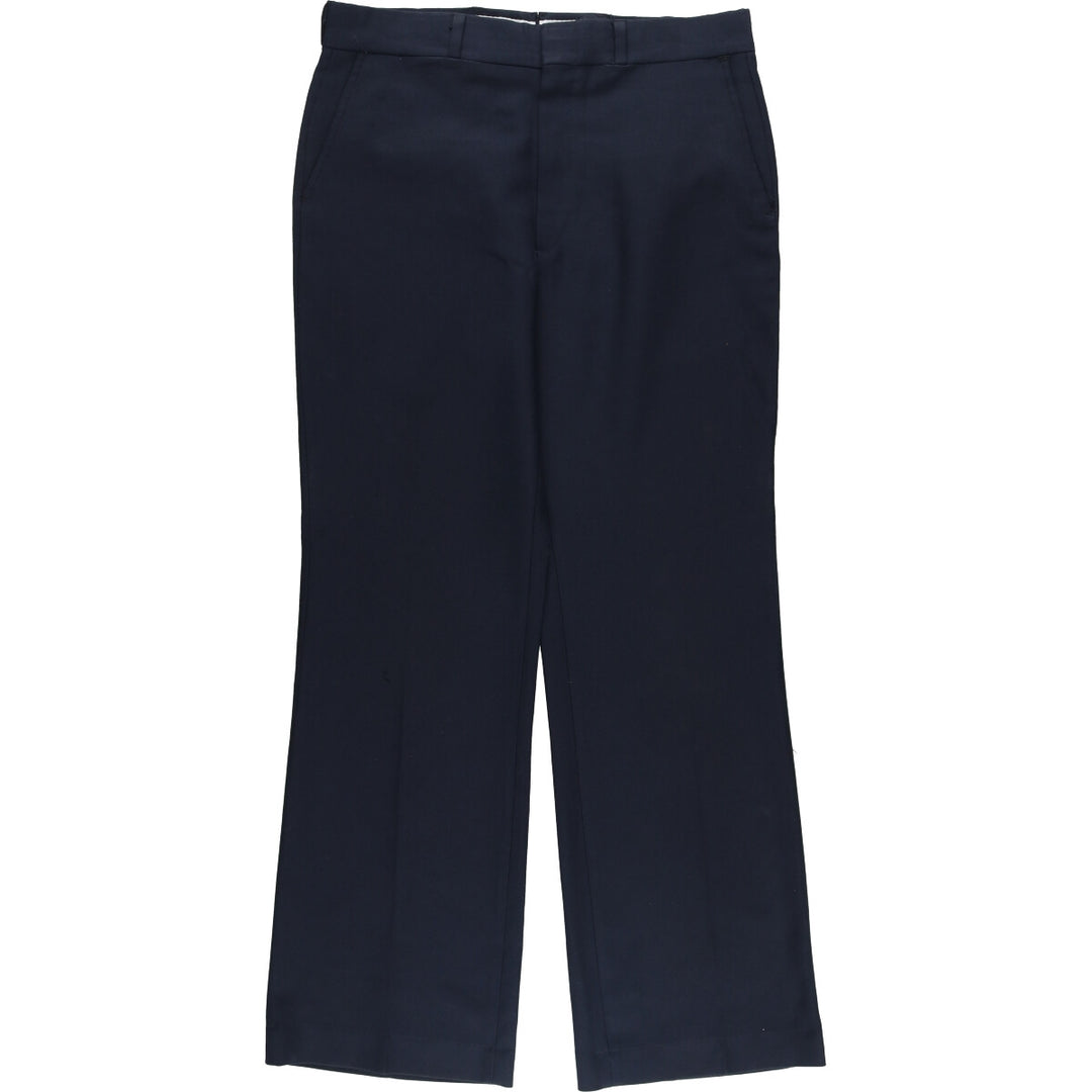 Vintage men's w35 size slacks unclear navy blue type Vintage Second Hand