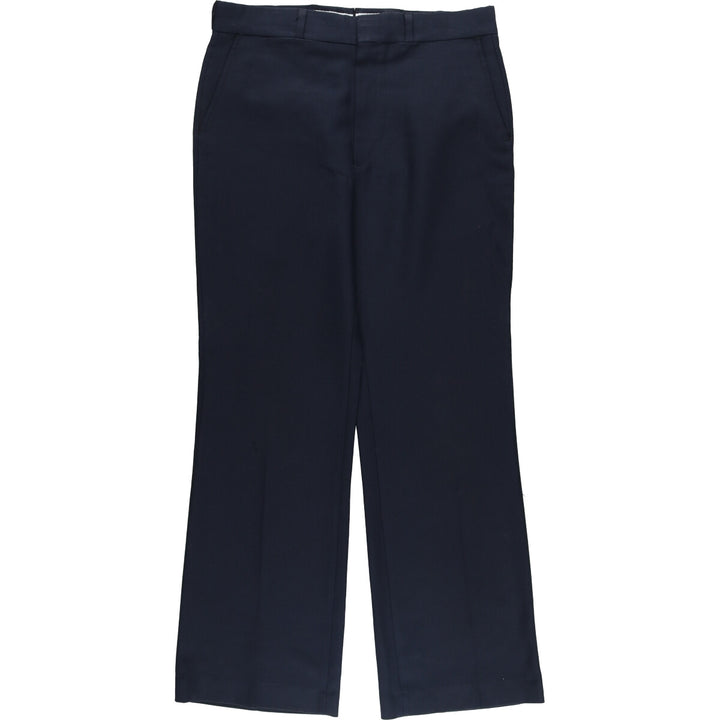 Vintage men's w35 size slacks unclear navy blue type Vintage Second Hand
