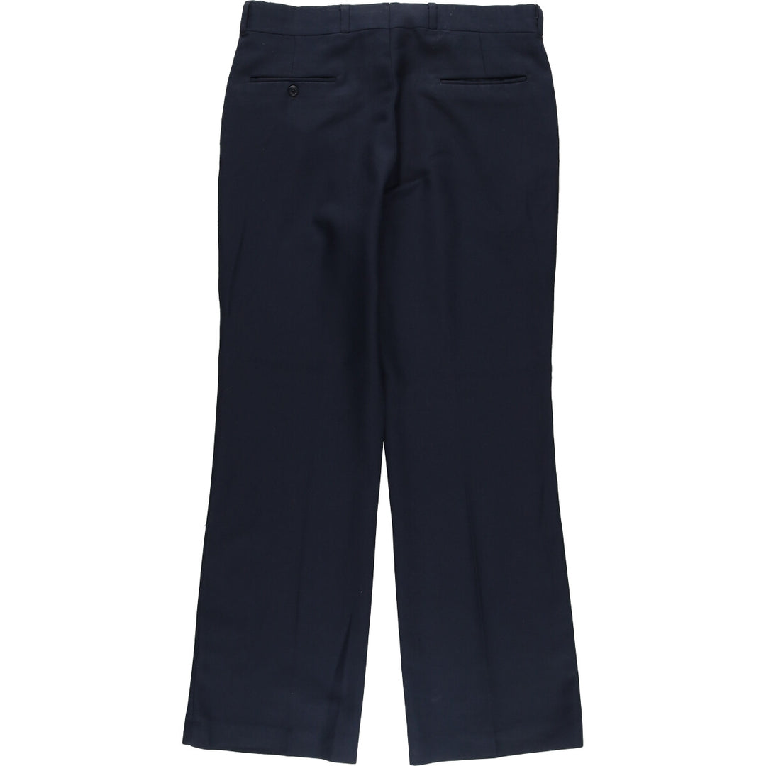 Vintage men's w35 size slacks unclear navy blue type Vintage Second Hand