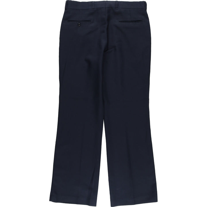 Vintage men's w35 size slacks unclear navy blue type Vintage Second Hand