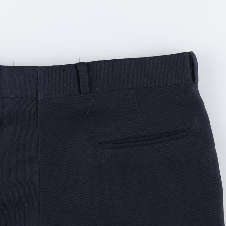 Vintage men's w35 size slacks unclear navy blue type Vintage Second Hand