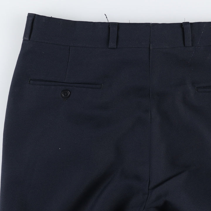 Vintage men's w35 size slacks unclear navy blue type Vintage Second Hand