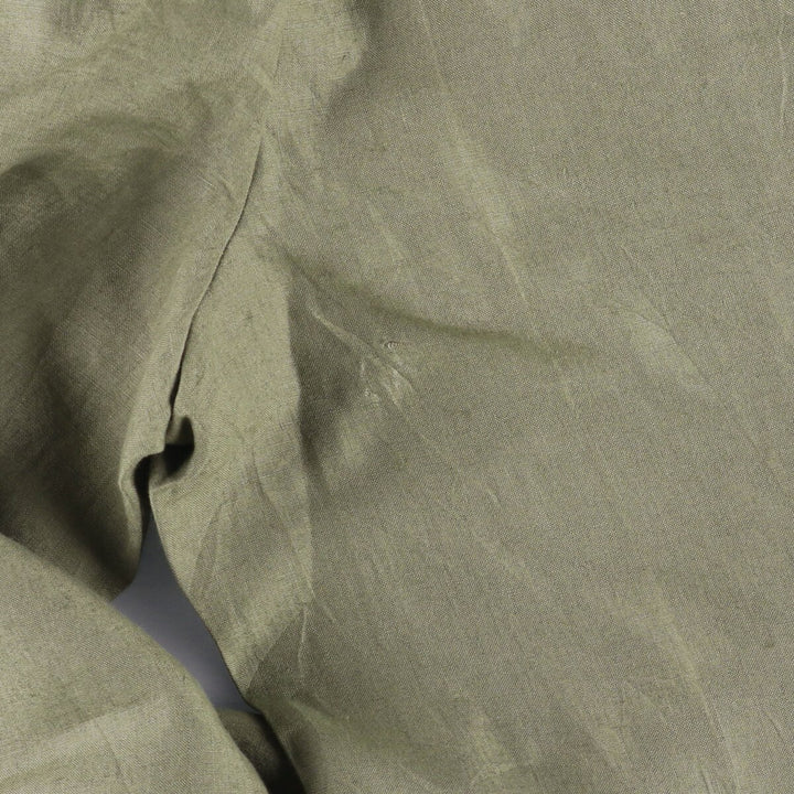 GLOW One-Tuck Slacks Pants, Men's, Size W33 linen Khaki type Vintage Second Hand