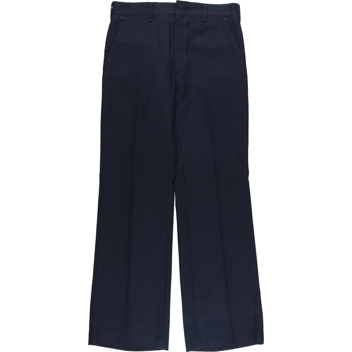 Haggar HAGGAR Slacks, Made in USA, Men's, Size W32, Vintage unclear navy blue type Vintage Second Hand