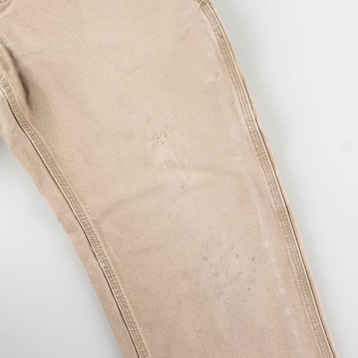 2000'S Carhartt Dungaree Fit Duck Painter Pants, Men's, Size W31 cotton Beige type Vintage Second Hand