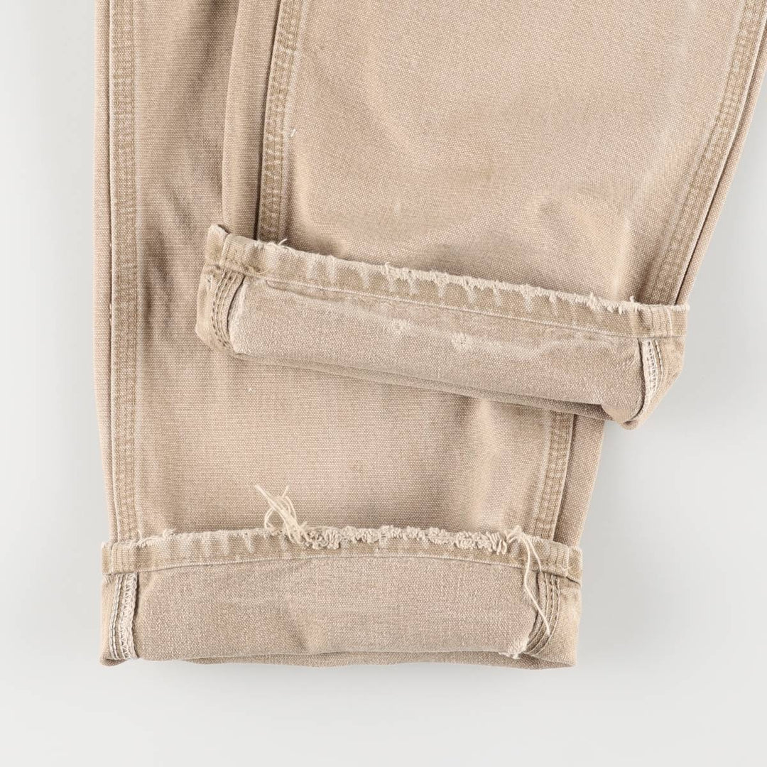 2000'S Carhartt Dungaree Fit Duck Painter Pants, Men's, Size W31 cotton Beige type Vintage Second Hand