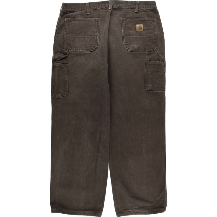 Carhartt Original Dungaree Fit Duck Painter Pants, Men's, W37 equivalent cotton brown type Vintage Second Hand