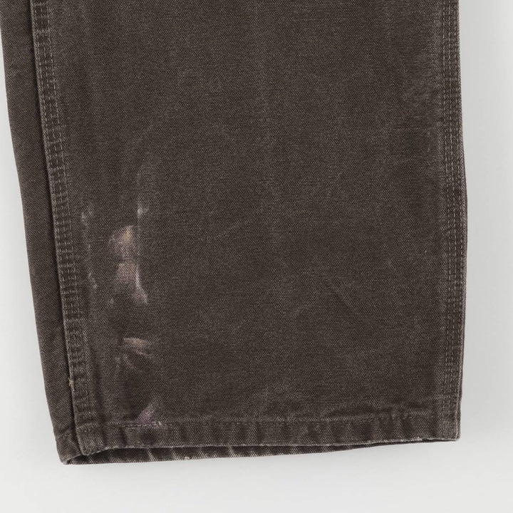 Carhartt Original Dungaree Fit Duck Painter Pants, Men's, W37 equivalent cotton brown type Vintage Second Hand