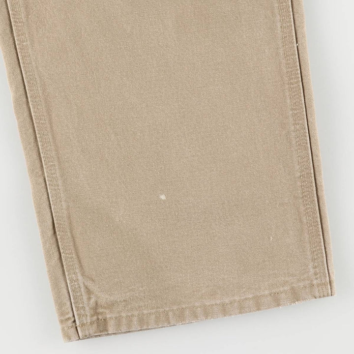 00'S Carhartt Dungaree Fit Duck Painter Pants Men's W35 equivalent cotton Beige type Vintage Second Hand