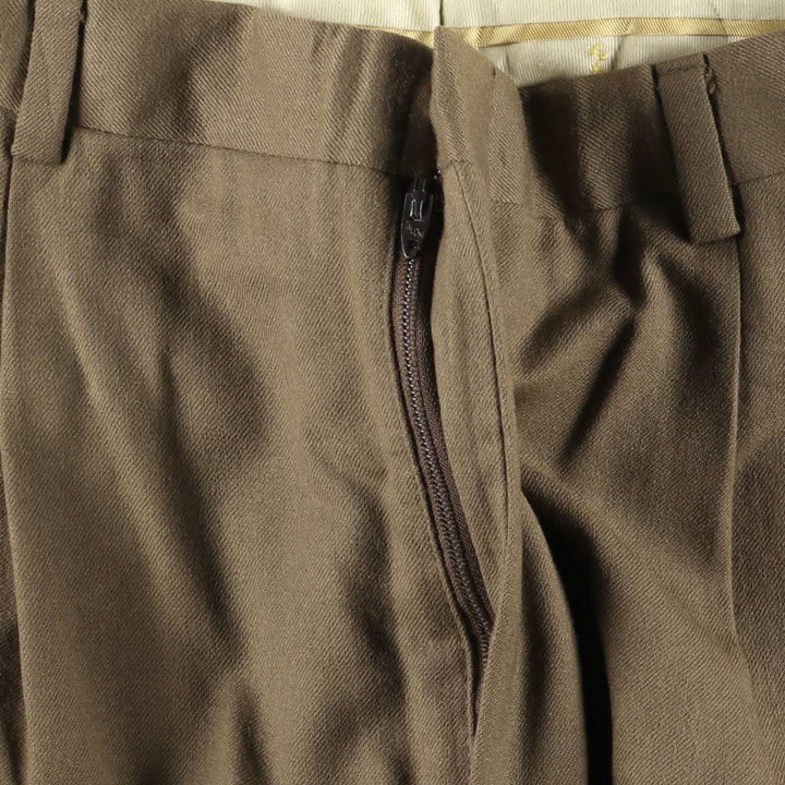 Vintage 1990'S Hart Schaffner and Marx wool pants and slacks, men's size W32. wool beige type brown Vintage Second Hand