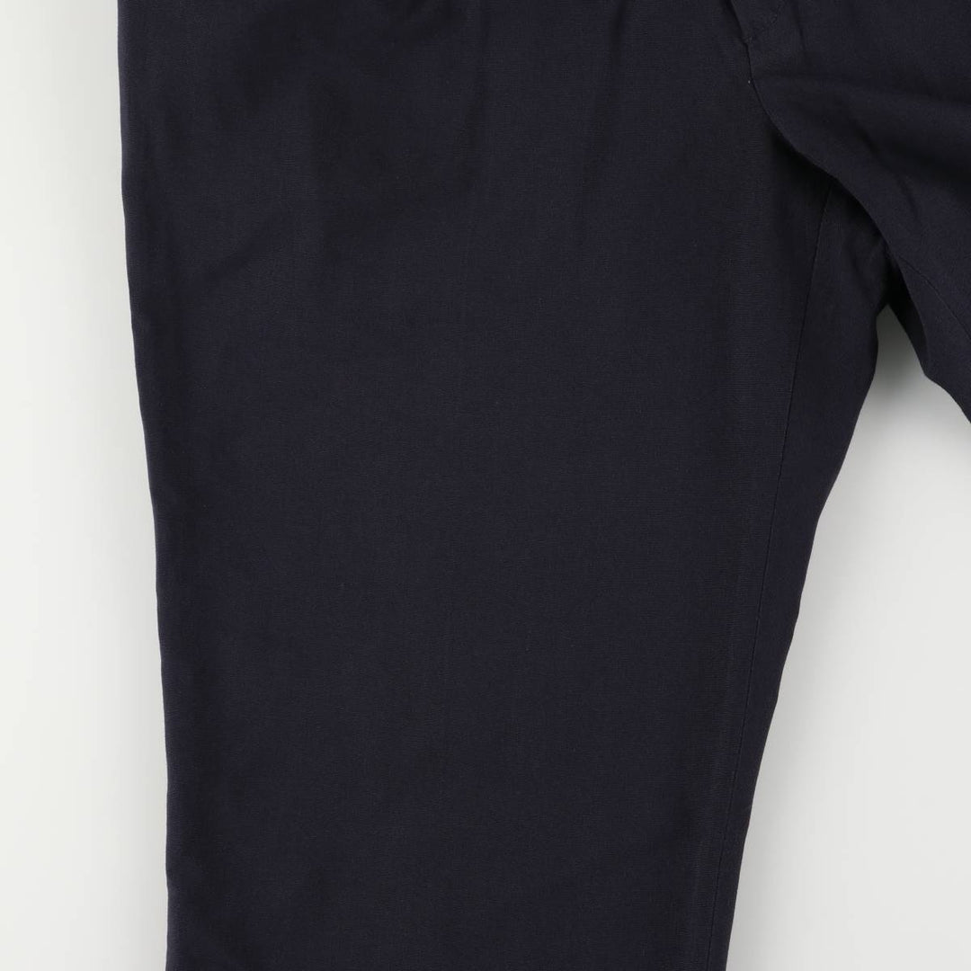 Haggar HAGGAR Two-pleat Slacks, Men's, W32 Size, Vintage unclear navy blue type Vintage Second Hand