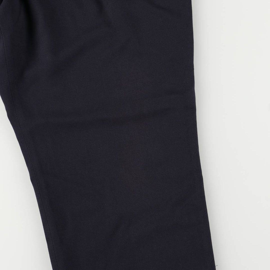 Haggar HAGGAR Two-pleat Slacks, Men's, W32 Size, Vintage unclear navy blue type Vintage Second Hand