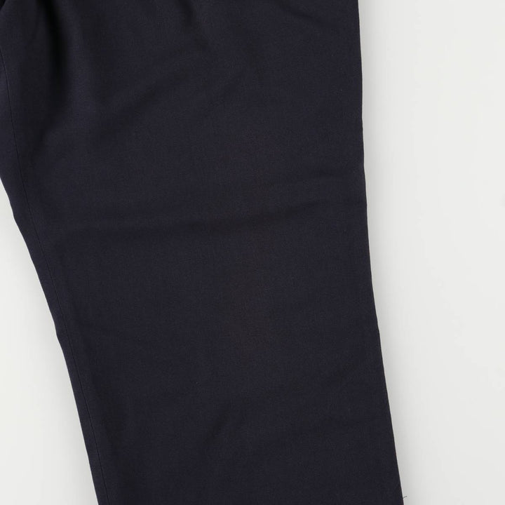 Haggar HAGGAR Two-pleat Slacks, Men's, W32 Size, Vintage unclear navy blue type Vintage Second Hand