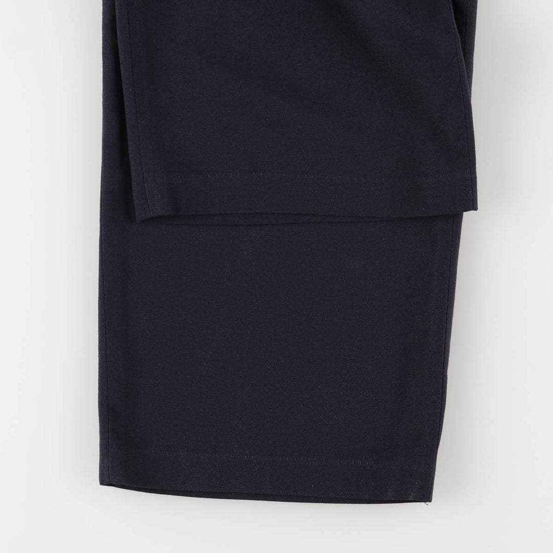 Haggar HAGGAR Two-pleat Slacks, Men's, W32 Size, Vintage unclear navy blue type Vintage Second Hand