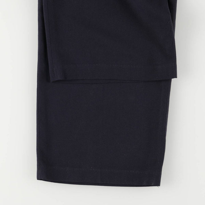 Haggar HAGGAR Two-pleat Slacks, Men's, W32 Size, Vintage unclear navy blue type Vintage Second Hand