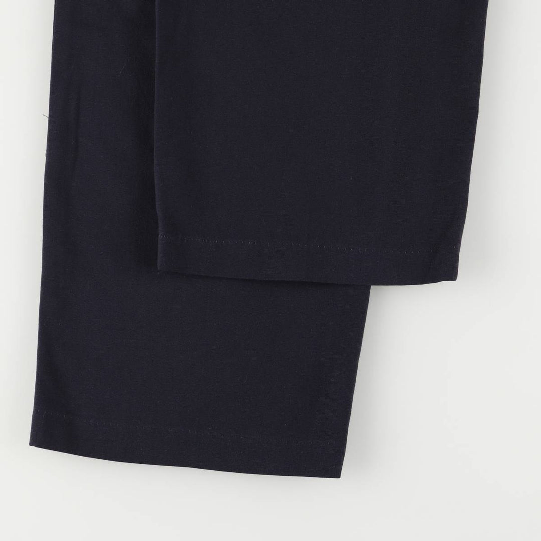 Haggar HAGGAR Two-pleat Slacks, Men's, W32 Size, Vintage unclear navy blue type Vintage Second Hand