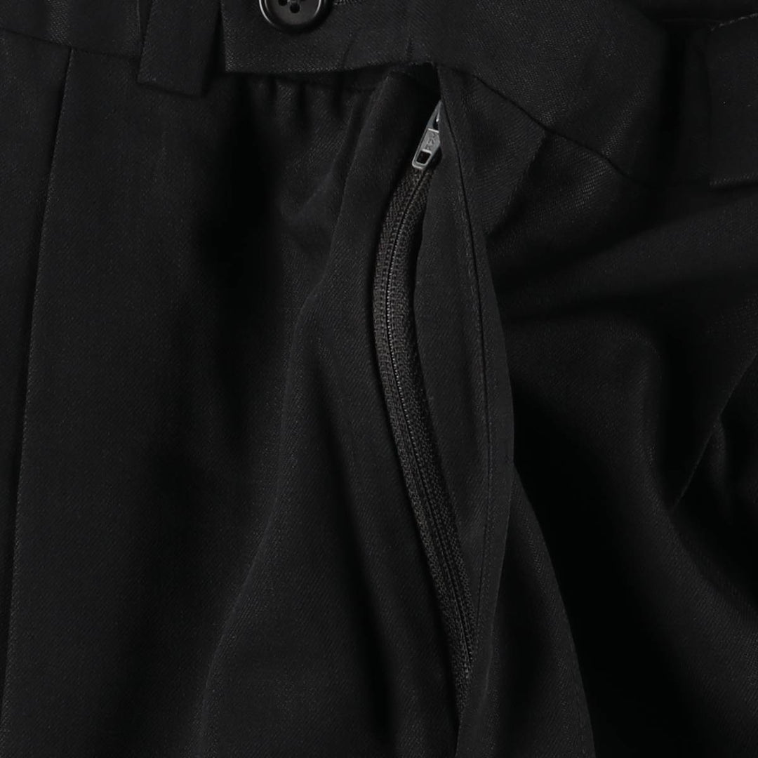 Calvin Klein One-Tuck Slacks, Men's Size W32 unclear black type Vintage Second Hand