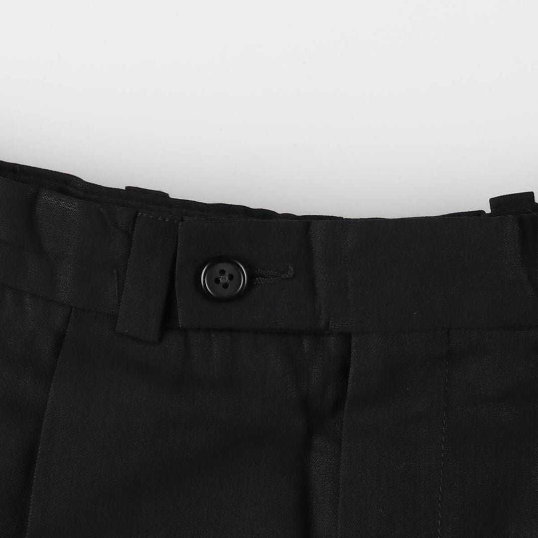 Calvin Klein One-Tuck Slacks, Men's Size W32 unclear black type Vintage Second Hand