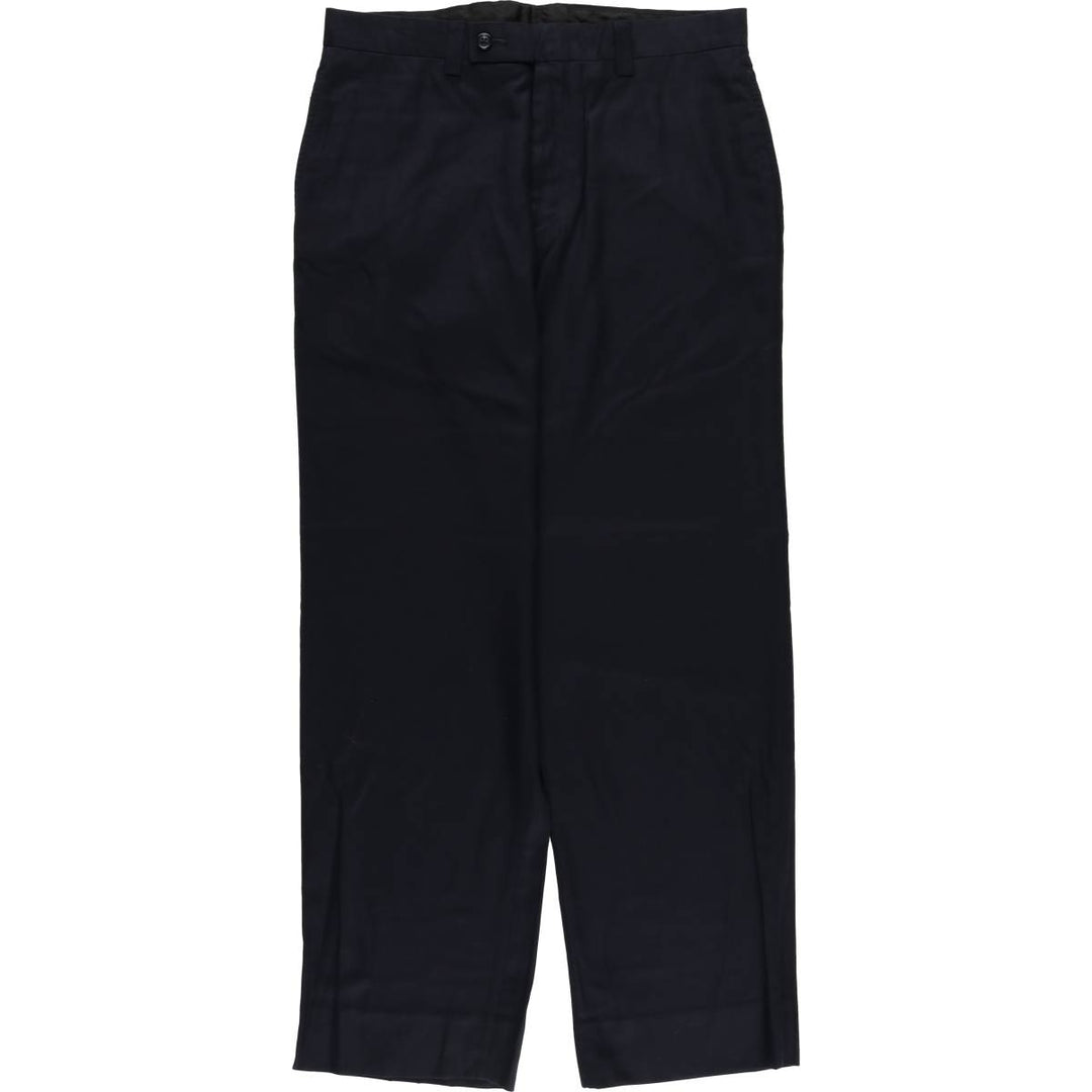 2000s~ Calvin Klein Men's Slacks, Size W32 polyester navy blue type Vintage Second Hand