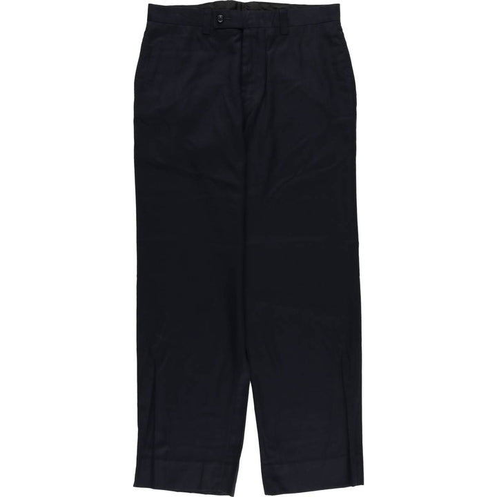 2000s~ Calvin Klein Men's Slacks, Size W32 polyester navy blue type Vintage Second Hand