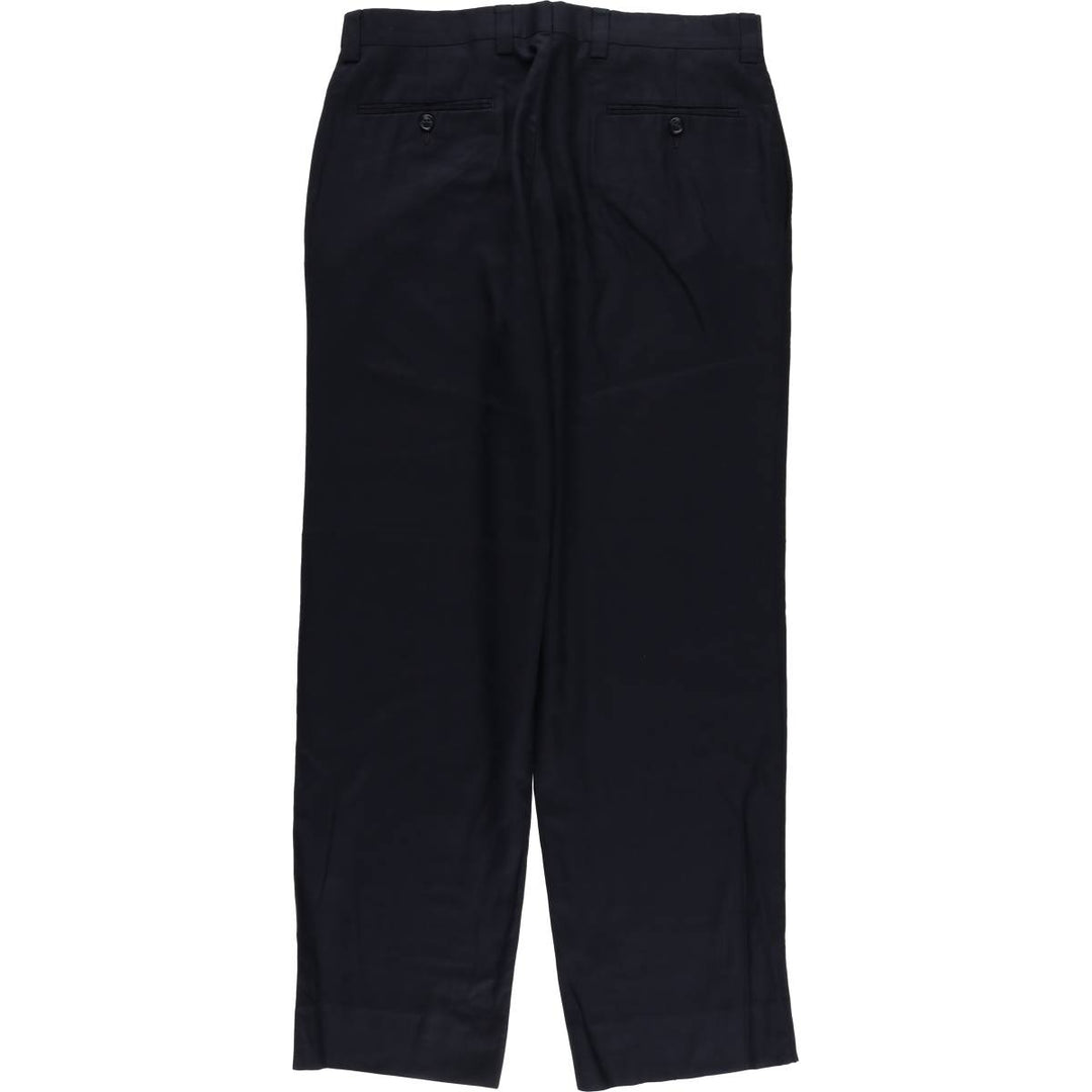 2000s~ Calvin Klein Men's Slacks, Size W32 polyester navy blue type Vintage Second Hand