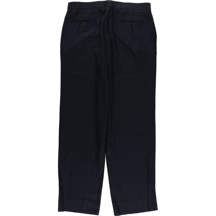 2000s~ Calvin Klein Men's Slacks, Size W32 polyester navy blue type Vintage Second Hand