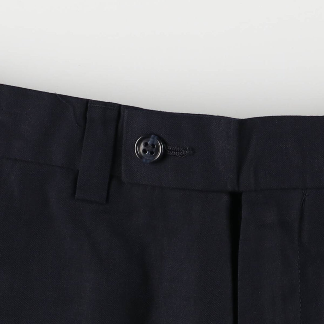 2000s~ Calvin Klein Men's Slacks, Size W32 polyester navy blue type Vintage Second Hand